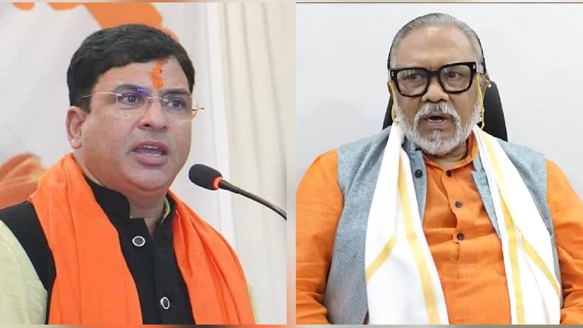 Gadchiroli Joint Guardian Minister Ashish Jaiswal Mahayuti controversy MLA Dharmaraobaba Atram