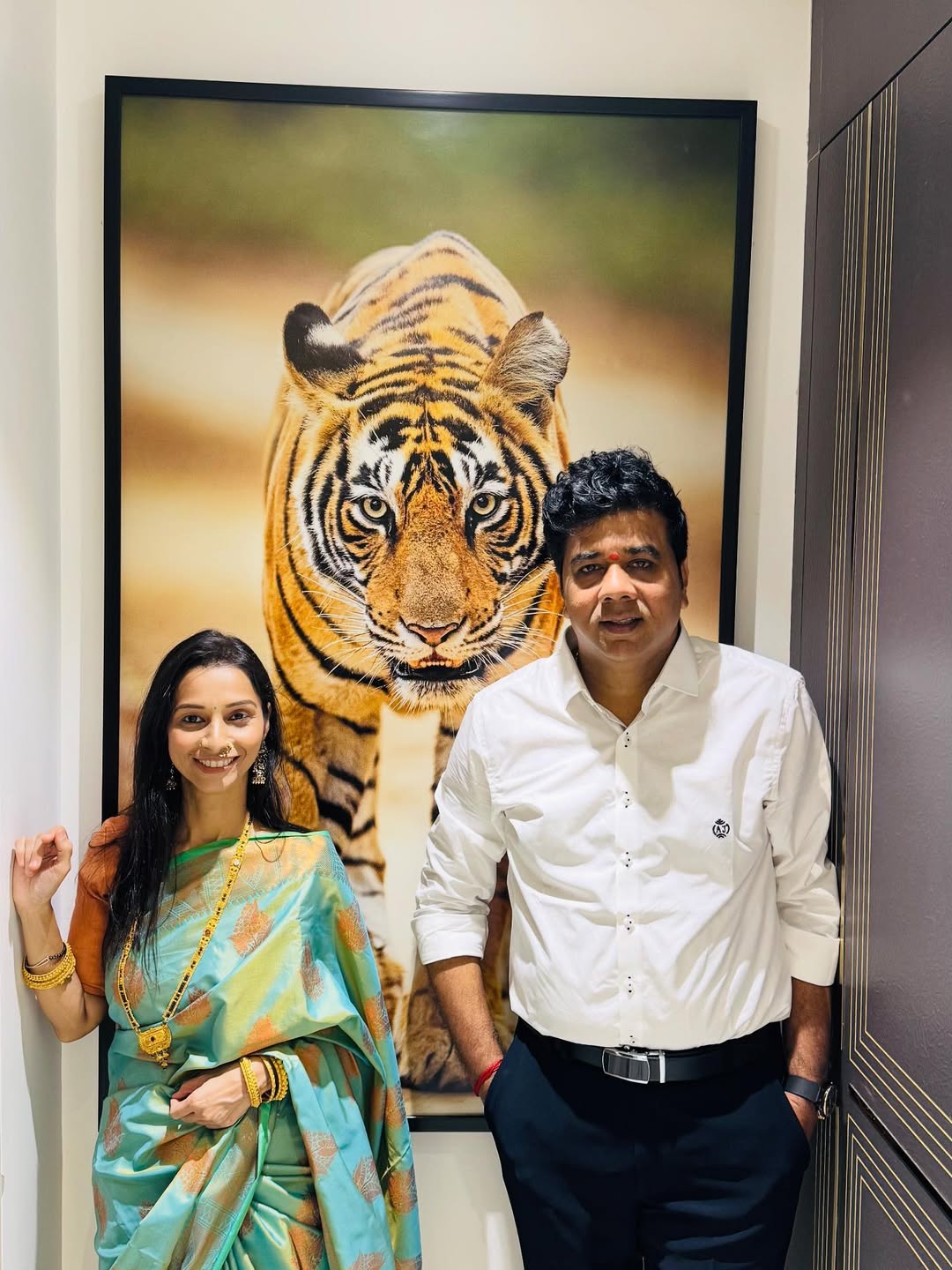 Avinash Jadhav Sonali Jadhav Diwali Padwa Home Tour