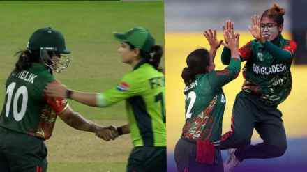 Bangladesh Women Beat Pakistan women in WCW 2025 All Out on 129 Runs Marufa Akter