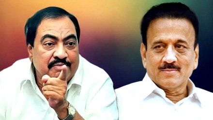 BJP Girish Mahajan Reveals NCP Eknath Khadse Political Program Lost Value Jalgaon Political Rivals War BJP Girish Mahajan Reveals NCP Eknath Khadse Political Program Lost Value Jalgaon Political Rivals War