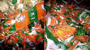 BJP and Shiv Sena literature found under a pile of garbage in Jalgaon