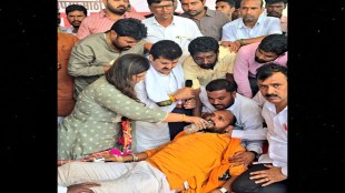 Banjara Reservation Fast Called Off Jalna Vijay Chavan Ends CM Fadnavis