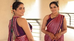 Photos: मुंबईतील नव्या घरात भाग्यश्री मोटेचं हत्ती-मोर खणाची साडीत फोटोशूट