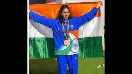 Bhumika Nehte Medal winner in 200m and relay event Bhumika Nehte Medal winner in 200m and relay event