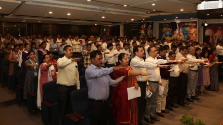 Vijay Singhal guidance on work at CIDCO Bhavan Belapur