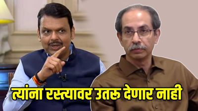 ‘उद्धव ठाकरेंना रस्त्यावर उतरू देणार नाही’, मुख्यमंत्री देवेंद्र फडणवीस असे का म्हणाले?