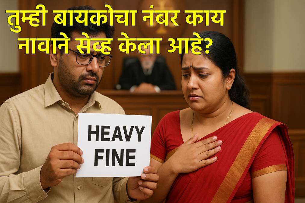 बायकोचा नंबर काय नावाने सेव्ह केला आहे? बायकोचा नंबर काय नावाने सेव्ह केला आहे?