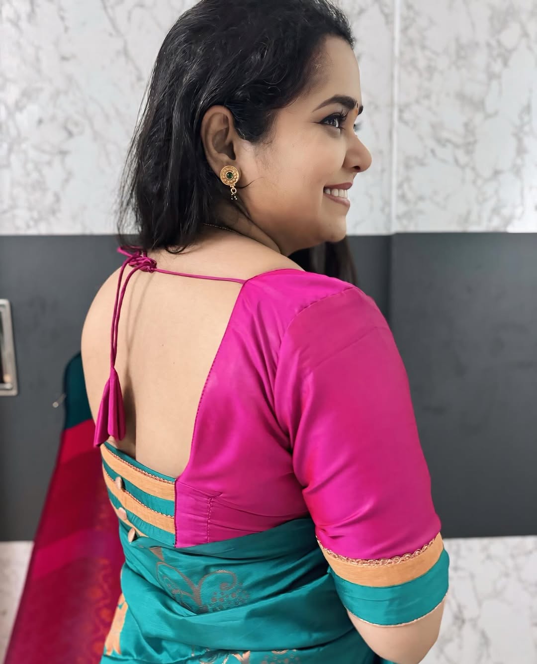 Chetana Bhat Saree Look