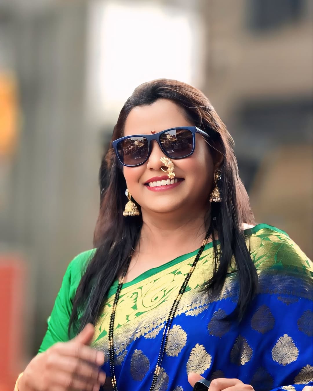 Chetana Bhat Saree Look