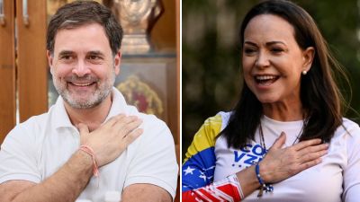 ‘राहुल गांधीही लोकशाहीसाठी लढतायत’, नोबेल शांतता पुरस्कारावरून काँग्रेस नेत्याचं विधान