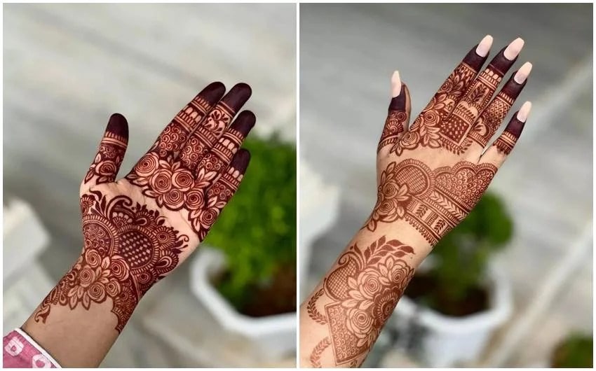 diwali mehndi design 2025