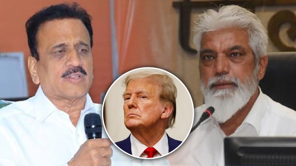 nashik guardian minister row humorous Donald Trump remark Girish Mahajan vs Dada Bhuse