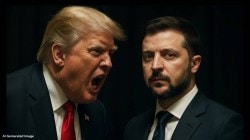 Donald Trump : “पुतिन युक्रेनला उद्ध्वस्त करतील”, ट्रम्प यांनी झेलेन्स्की यांच्याबरोबरच्या बैठकीवेळी फेकला नकाशा; ओरडून म्हणाले…