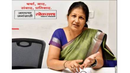 IMA State President Dr Manjusha Giri expressed her views at Loksatta Office