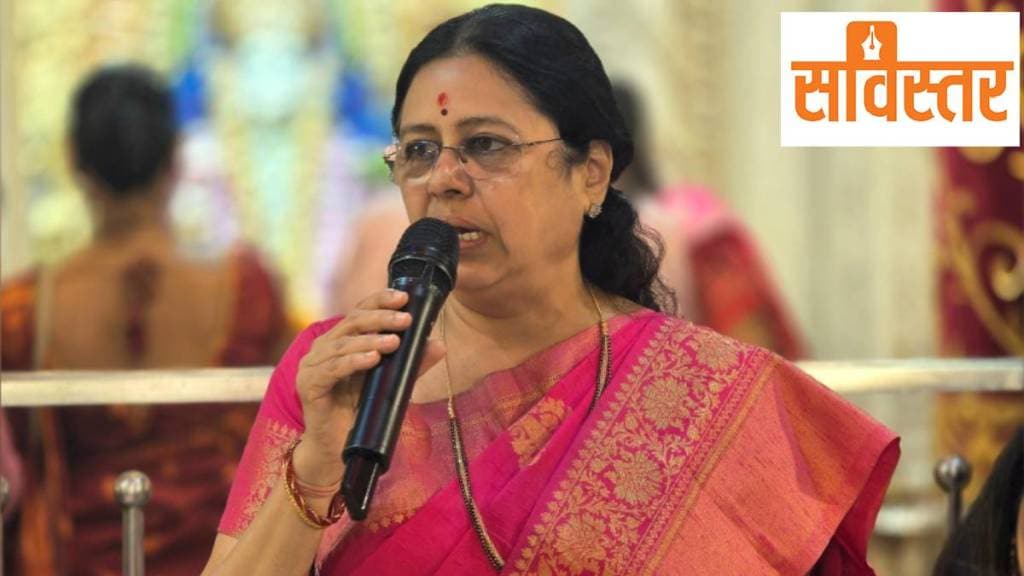 Pune politics Medha Kulkarni Latest News MP Dr. Medha Kulkarni Pune Politics BJP Party With difference Kothrud Pune city Pune garba