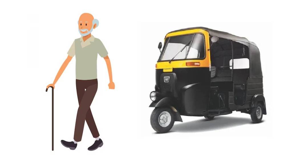 Elderly man seriously injured in rickshaw collision on Dombivli Phadke Road