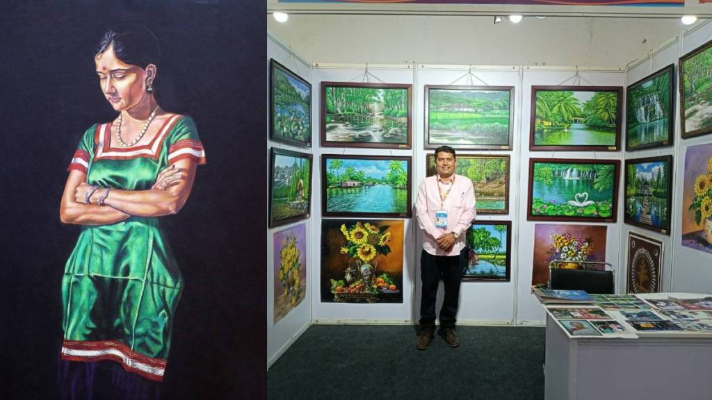 Emotional art exhibition created through painting in Delhi