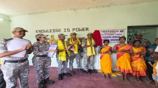 Gadchiroli Police One Village Library Initiative Naxal Area Education Wangeturi Superintendent Nilotpal
