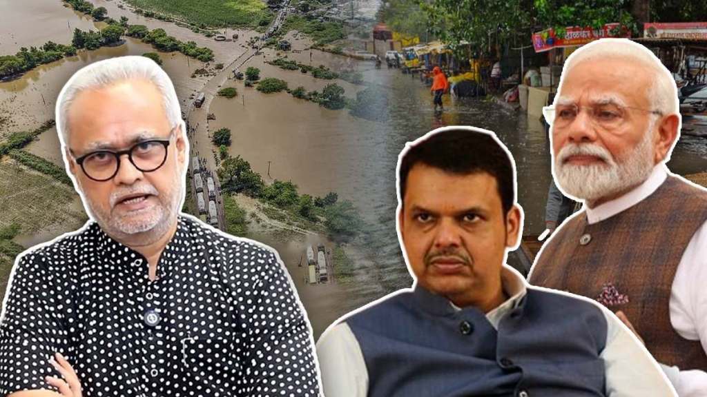 मराठवाड्यातील महापुरानंतर महाराष्ट्र केंद्र सरकारकडून मदतीच्या प्रतिक्षेत आहे. (फोटो : लोकसत्ता ग्राफिक्स टीम)