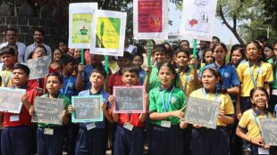 Thane Students Lead Pollution Free Green Diwali Rally 2025