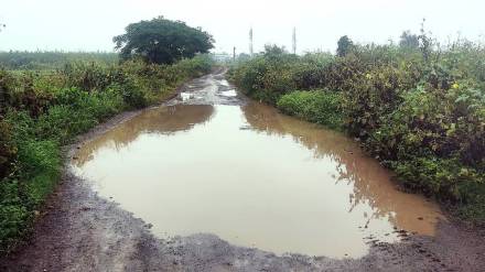 plight of Jalgaon Ring Road; Citizens' anger; Criticism of the Guardian Minister's negligence plight of Jalgaon Ring Road; Citizens' anger; Criticism of the Guardian Minister's negligence