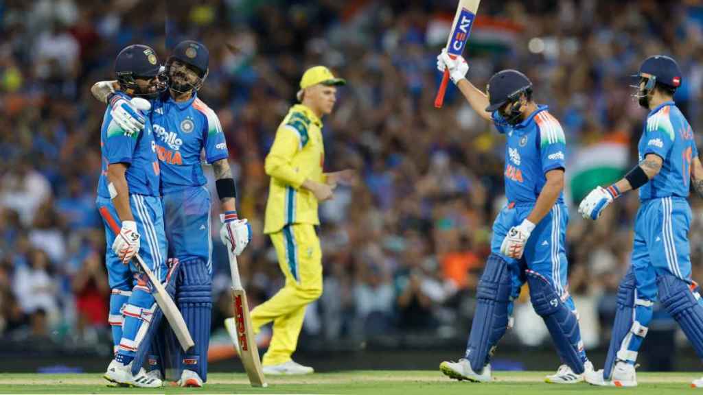 IND beat AUS by 9 Wickets with Rohit Sharma Virat Kohli 168 Partnership IND beat AUS by 9 Wickets with Rohit Sharma Virat Kohli 168 Partnership