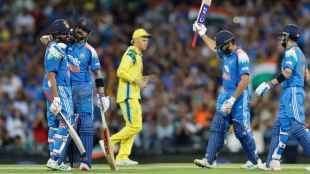 IND beat AUS by 9 Wickets with Rohit Sharma Virat Kohli 168 Partnership