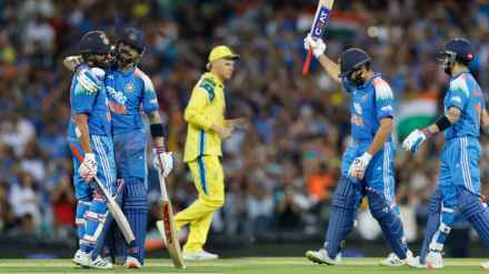 IND beat AUS by 9 Wickets with Rohit Sharma Virat Kohli 168 Partnership IND beat AUS by 9 Wickets with Rohit Sharma Virat Kohli 168 Partnership