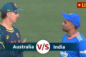 India vs Australia 1st T20I Live Scorecard Updates in Marathi