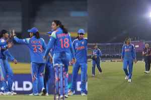 INDW beat PAKW by 88 Runs Pakistan All Out on 159 Runs No Handshake After India Win