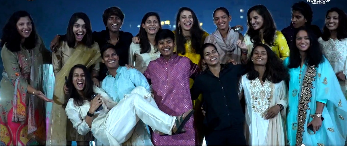 India Women's Team Diwali Celebration