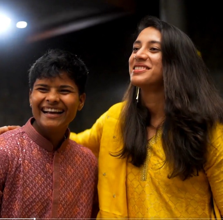 India Women's Team Diwali Celebration