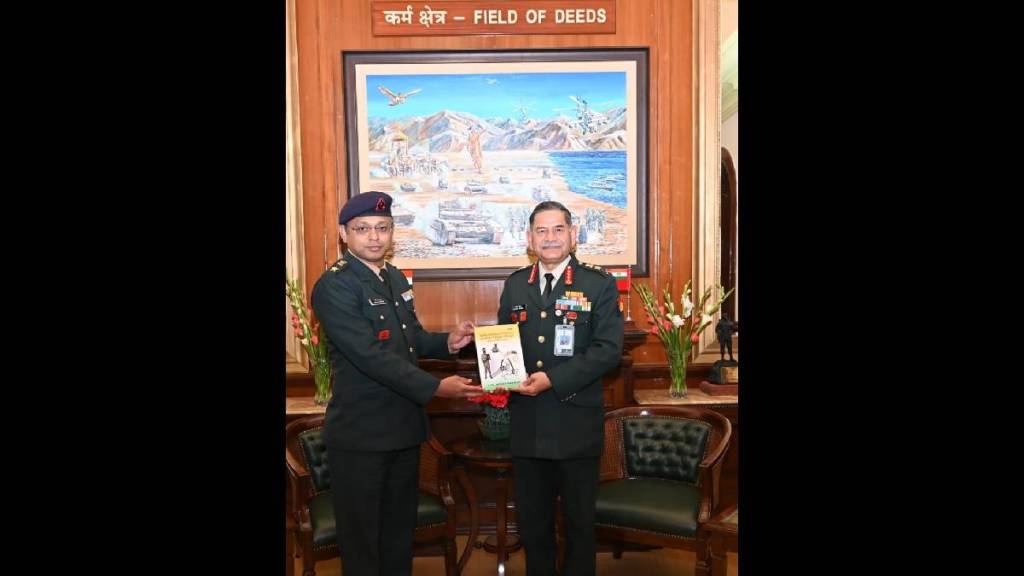 Nagpur's Lieutenant Colonels book on indian army green initiative