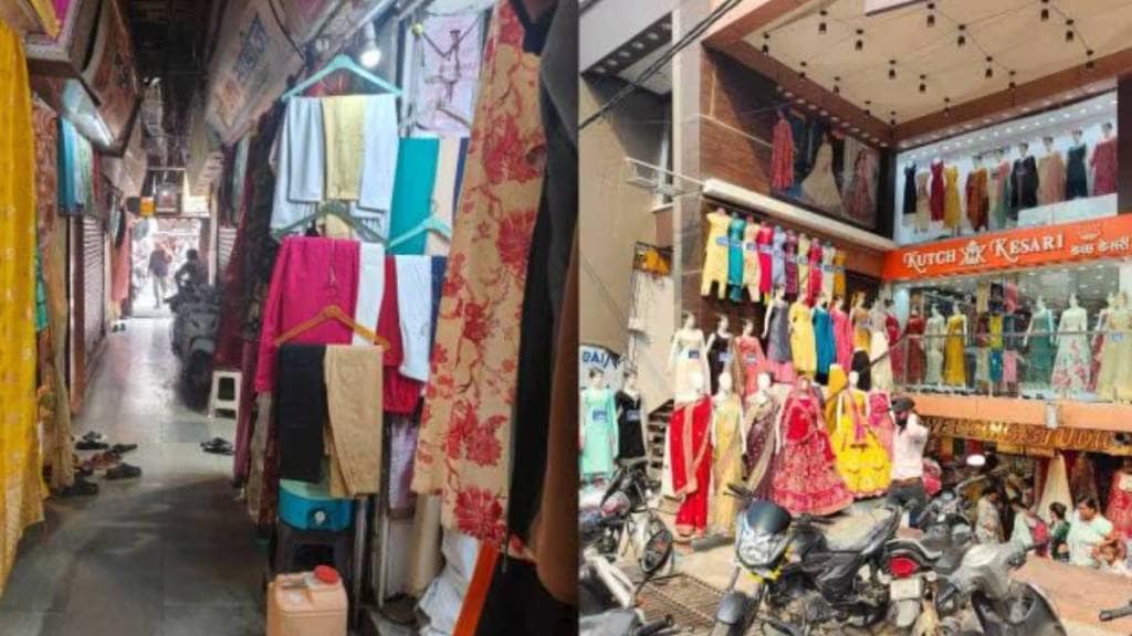 For more than a century, Sitla Mata Bazaar has maintained an intricate harmony between the predominantly Hindu owners and Muslim salesmen, tailors and helpers. (Express Photo)