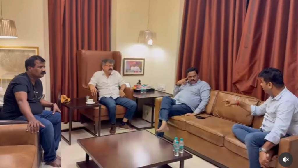 Jitendra Awhad meeting Avinash Jadhav