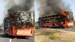 Jaisalmer Bus Fire: आगीच्या ज्वाळांनी वेढलेल्या जैसलमेरच्या बसचा व्हिडीओ व्हायरल; पंतप्रधानांनी व्यक्त केला शोक