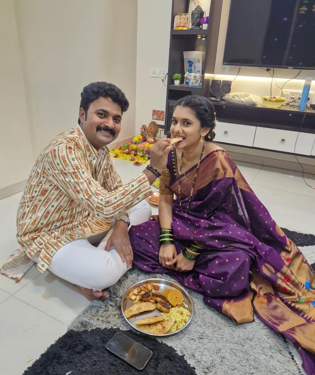 Kiran Gaikwad Vaishnavi Kalyankar Diwali 2025
