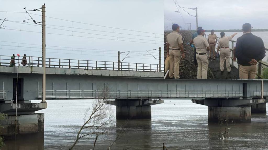 Loksatta shaharbaat young man died after being hit by a coconut tree on the Vasai Naigaon Creek railway bridge