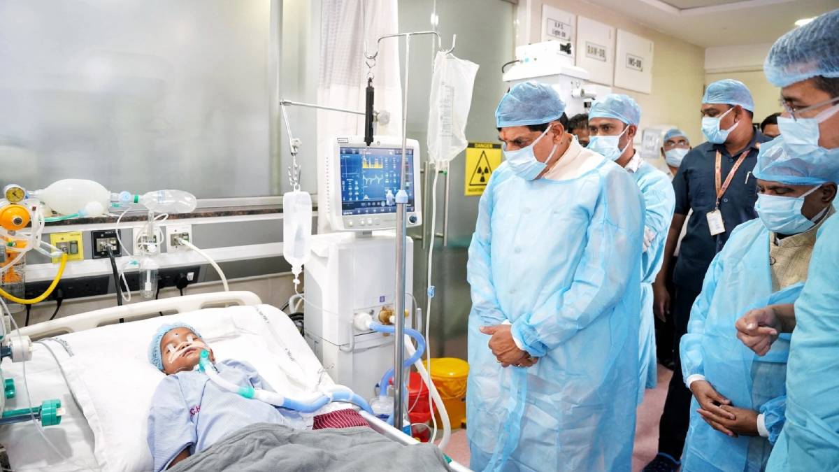 Madhya Pradesh Chief Minister Mohan Yadav visits Nagpur hospitals
