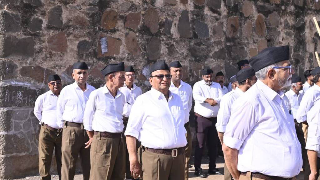 Muslim majority sensitive city of Malegaon RSS Centenary Celebrations Malegaon elderly Sangh volunteer Bansibhau Kankaria