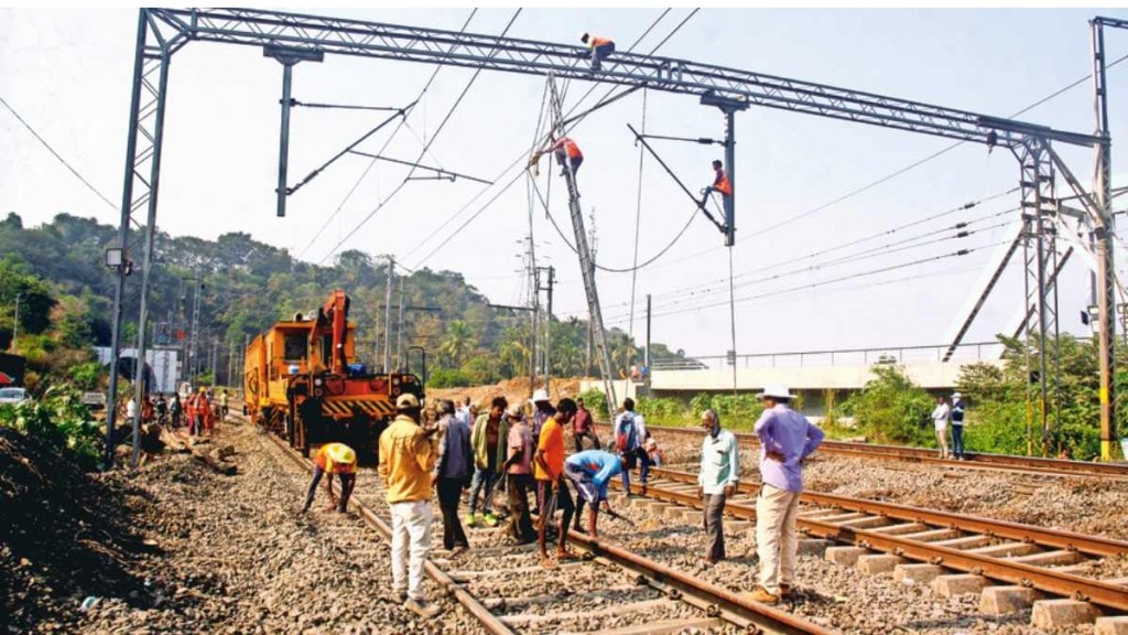Mega Block Central Railway Western Trans Harbour Maintenance Work Local Train Service Suspended mumbai