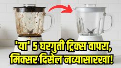 चटण्या, वाटण करून मिक्सरची वाट लागतेय? मळकट थर काढण्यासाठी करा ‘हे’ ५ घरगुती जुगाड, मिक्सर दिसेल नव्यासारखा