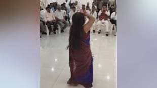 NCP city president Anil Ahirkar gets into trouble for dancing lavani at the party office