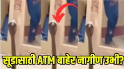 बापरे! प्रतिशोधासाठी ATM बाहेर नागीण उभी? व्यक्ती घाबरली, अन्…Video पाहून बसेल धक्का