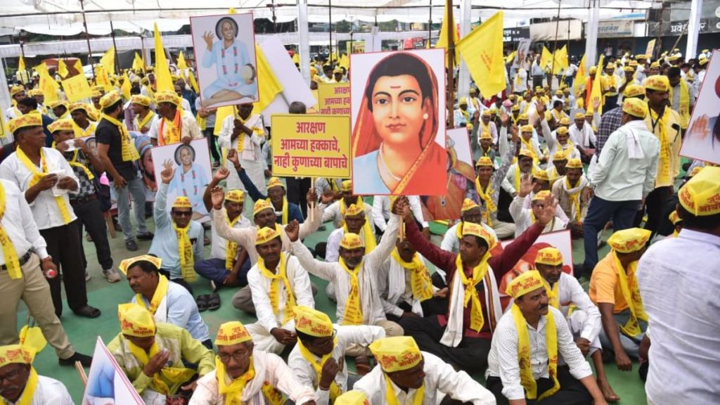 Nagpur obc protest against maratha kunbi certificate  Maharashtra government gr