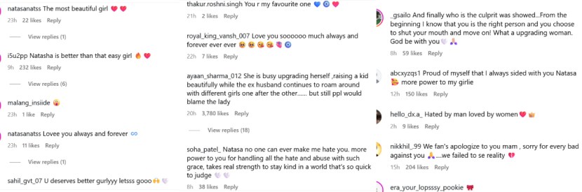 Natasa Stankovic post after Hardik Pandya Shared photos with Mahieka Sharma(1)