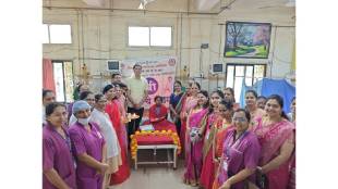 Navratri festival celebrated in a unique way by Nashik District Hospital