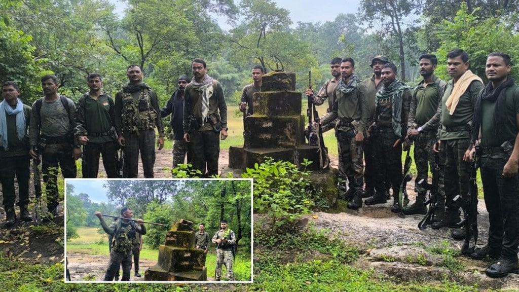 Gadchiroli police demolish Naxal memorials arrest hardcore supporter anti Naxal operation