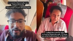 विमान प्रवासात मराठी सक्तीवरून वाद; मराठीत बोलण्यासाठी महिलेची सहप्रवाशाला धमकी…