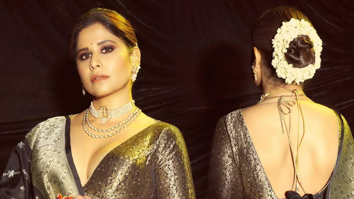 Sai Tamhankar Dhanteras look